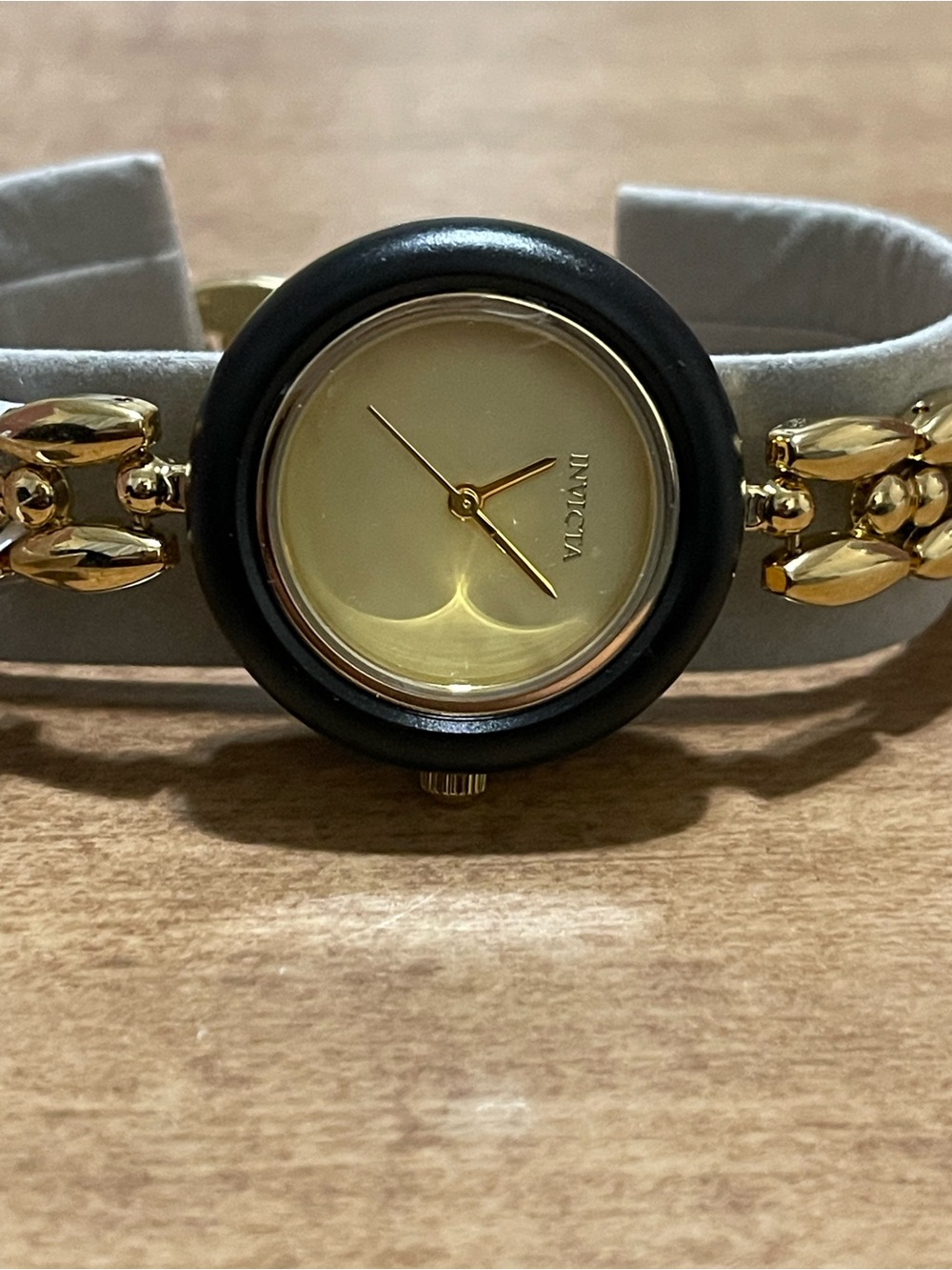 INVICTA Mayamar 6 Senses Interchangeable Bezel Lady 33mm Gold & Gold Dial New - Picture 5 of 11